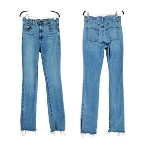 Favorite Daughter Jeans‎ 29 Valentina Tower Laurel Super High Rise Cigarette Raw